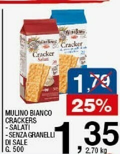 Sigma Sfoglia di grano crackers salati 500 g(ml) offerta
