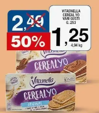 Sigma Vitasnella - cereal-yo con fermenti vivi e fibre 253 g(ml) offerta