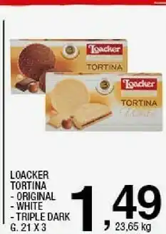 Sigma Loacker - tortina original 63 g(ml) offerta