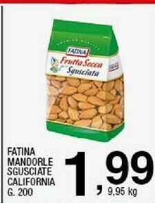 Sigma Mandorle sgusciate frutta secca sgusciata 200 g(ml) offerta