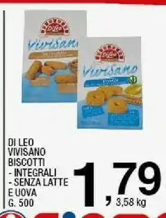 Sigma Vivisano biscotti integrali offerta