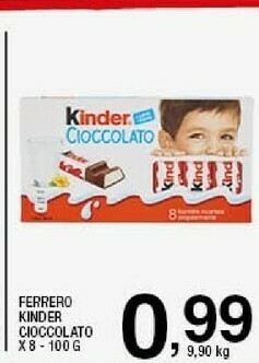 Sigma Kinder cioccolato offerta