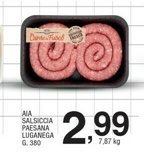 Sigma Salsiccia paesana luganega offerta