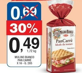 Sigma Pan carrè ideale da tostare 285 g(ml) offerta