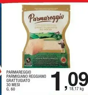 Sigma Parmigiano reggiano 30 mesi grattugiato 60 g(ml) offerta