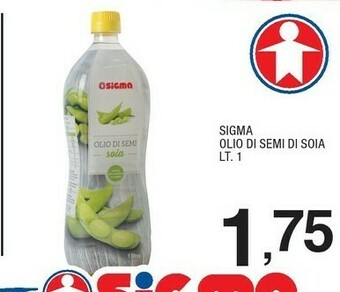 Sigma Sigma olio di semi di soia offerta