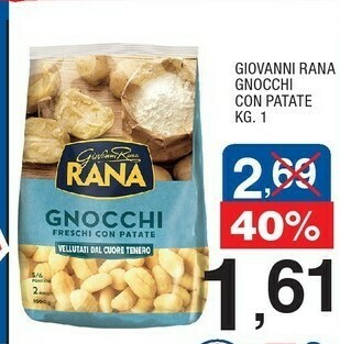 Sigma Giovanni rana - gnocchi freschi con patate 1000 g(ml) offerta