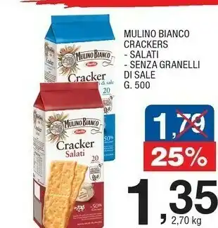 Sigma Sfoglia di grano crackers salati 500 g(ml) offerta