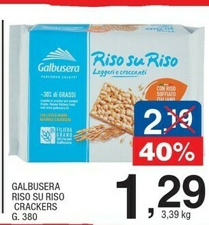 Riso su riso cracker con riso soffiato 380 g(ml)