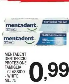 Sigma Dentifricio protezione famiglia classico 75 ml offerta