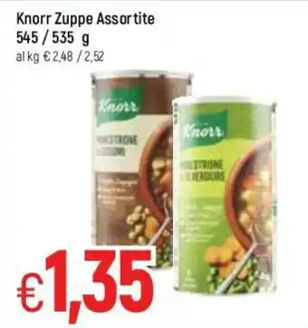 Famila Knorr Zuppe Assortite 545 / 535g offerta
