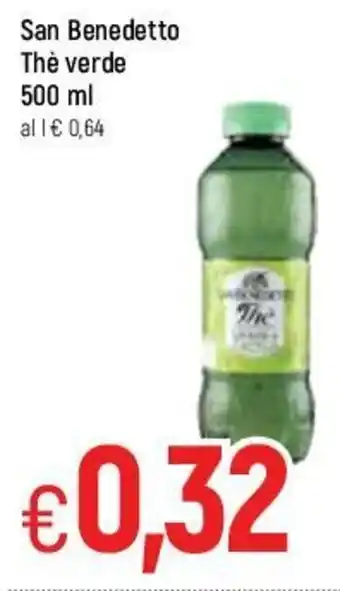 Famila San Benedetto Thè verde 500ml offerta