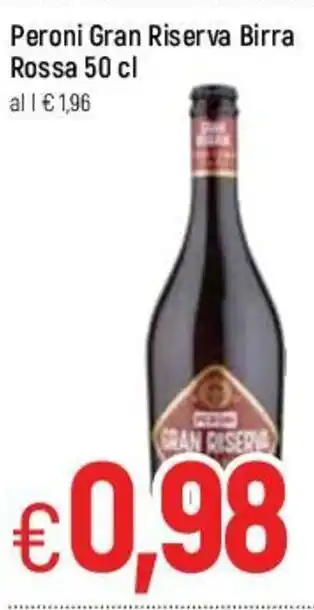 Famila Peroni Gran Riserva Birra Rossa 50cl offerta