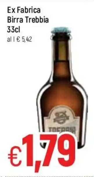 Famila Ex Fabrica Birra Trebbia 33cl offerta