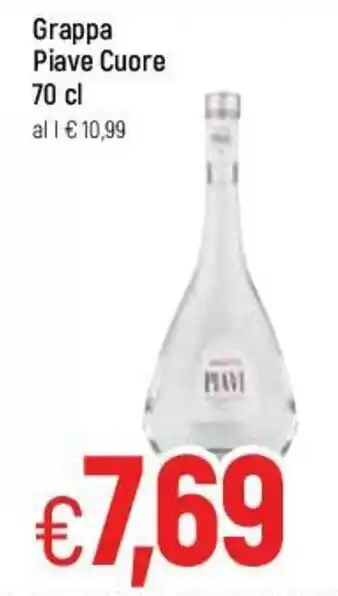 Famila Grappa Piave Cuore 70cl offerta