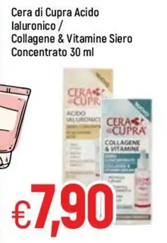 Famila Cera di Cupra Acido laluronico / Collagene & Vitamine Siero Concentrato 30ml offerta
