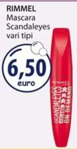 Acqua & Sapone RIMMEL Mascara Scandaleyes vari tipi offerta