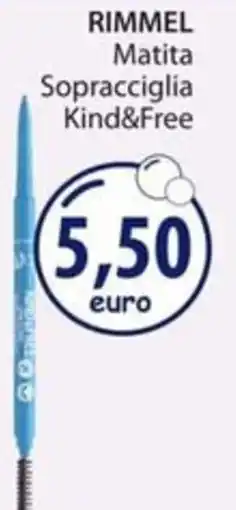Acqua & Sapone RIMMEL Matita Sopracciglia Kind&Free offerta