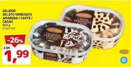DPiù DELIDOR GELATO VARIEGATO AMARENA / CAFFÈ/ CACAO offerta