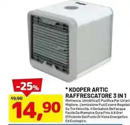 DPiù KOOPER ARTIC RAFFRESCATORE 3 IN 1 offerta
