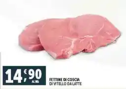 FETTINE DI COSCIA DI VITELLO DA LATTE