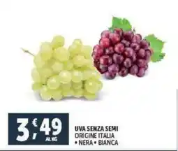 Deco Supermercati UVA SENZA SEMI offerta