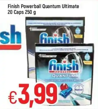 Famila Finish Powerball Quantum Ultimate 20 Caps 250g offerta