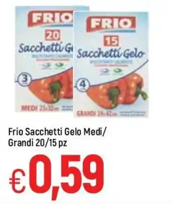 Famila Frio Sacchetti Gelo Medi/Grandi 20/15pz offerta