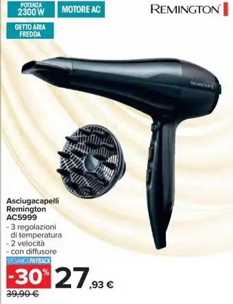 Carrefour Asciugacapelli Remington AC5999 offerta