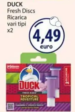 Acqua & Sapone DUCK Fresh Discs Ricarica vari tipi x2, offerta