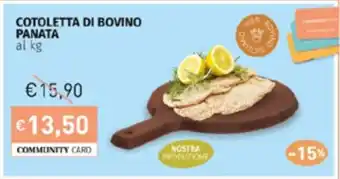 Prezzemolo e Vitale COTOLETTA DI BOVINO PANATA offerta