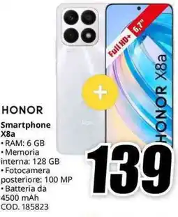 MediaWorld HONOR Smartphone X8a offerta