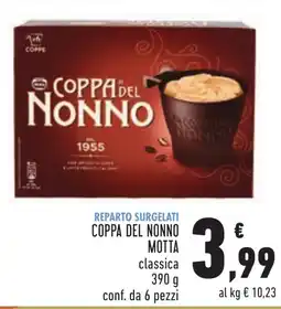 Conad COPPA DEL NONNO MOTTA classica 390 g conf. da 6 pezzi offerta