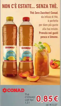 Conad Thè CONAD vari tipi 1,5 L offerta