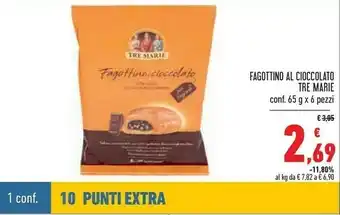 Conad Fagottino al cioccolato offerta