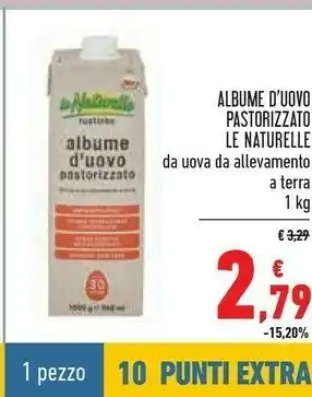 Albume d'uovo pastorizzato