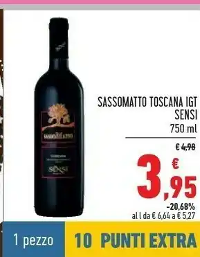 Conad Sasso matto toscana 750 g(ml) offerta