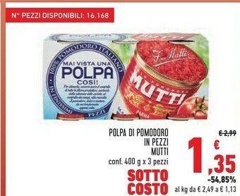 Conad Polpa di pomodoro offerta