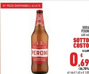 Conad Birra 660 g(ml) offerta