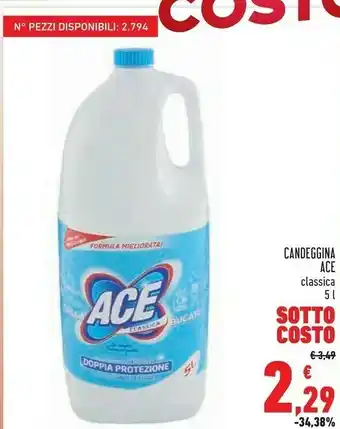 Conad Candeggina classica 5000 ml offerta