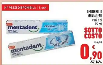 Conad Dentifricio 75 ml offerta
