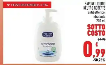 Conad Sapone liquido idratante 200 ml offerta
