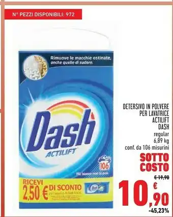 Conad 81668619 detersivo per bucato lavaggio in lavatrice lavatrice offerta