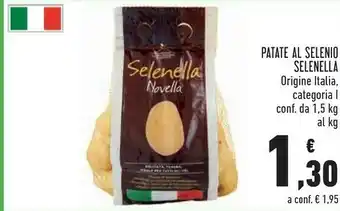 Conad Patate al selenio offerta