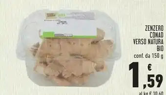 Conad Zenzero conad verso 150 g offerta