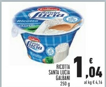Conad Ricotta santa lucia 250 g(ml) offerta