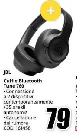 MediaWorld JBL Cuffie Bluetooth Tune 760 offerta