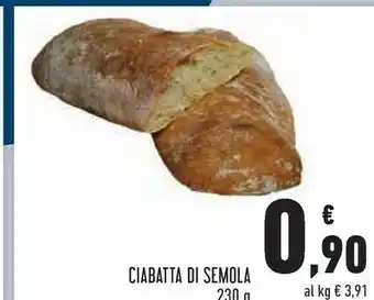 Conad Conad ciabatta di semola offerta