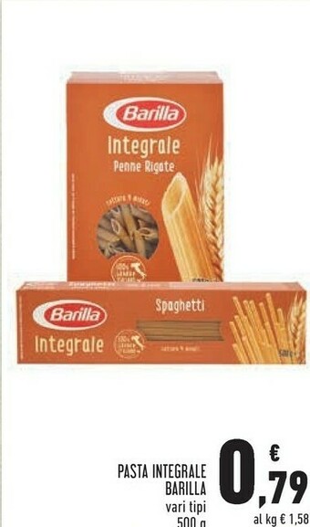 Conad Integrale penne rigate 500 g(ml) offerta