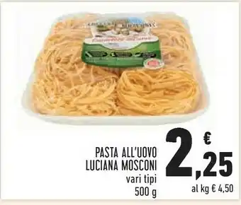 Conad Luciana mosconi - caserecce all'uovo 500 g(ml) offerta